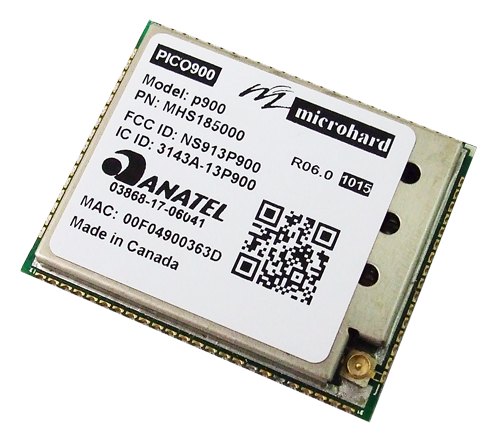 UHF/VHF Transceiver for UAV Control. Representative product shown: Microhard P900